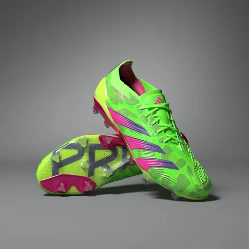 adidas Predator voetbalschoenen met veters Generation Pred pack - Fel groen/Roze/Paars
