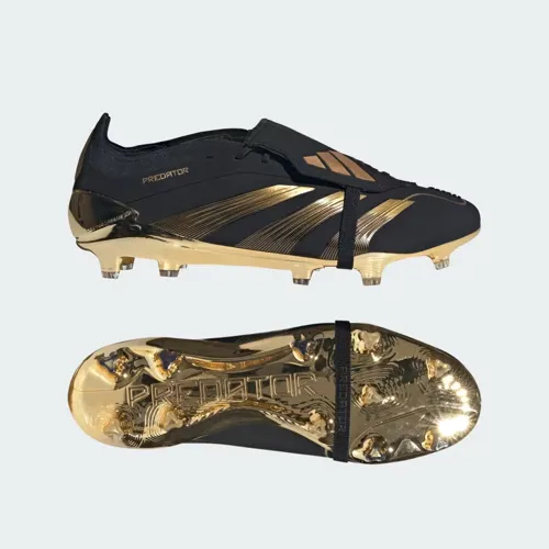 adidas Predator Belligold voetbalschoenen met tong - Zwart/Goud