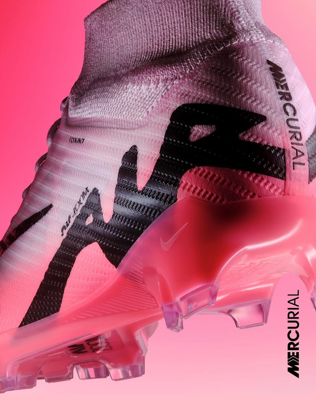 Alle Nike voetbalschoenen uit het Mad Brilliance pack zijn roze!